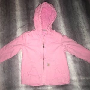 Carhartt light Pink Toddler Girl winter jacket 3t